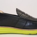 Cole Haan ‘LunarGrand’ Penny Loafer Black/Volt size 9.5