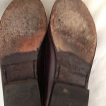 COLE HAAN mens Size 11 brown leather penny loafers slip on casual shoes