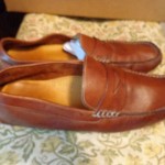 Beautiful Brown Leather Shoes Penny Loafers  Size 10M By COLE HAAN