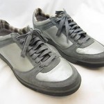 Men’s Gray & Silver DIESEL “Intensity” Shoes Size 9 US -Used Very Good Condition