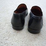 Vintage Cole Haan Black Leather Loafers 10M, Made in Italy