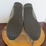 Mens sz 9.5 M gray leather Diesel 978 athletic sneakers tennis shoes