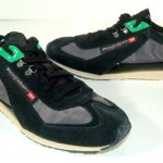 Diesel Men’s Black Leather & Nylon Casual Urban Walking Shoes Sz 8