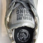 Men’s Gray & Silver DIESEL “Intensity” Shoes Size 9 US -Used Very Good Condition