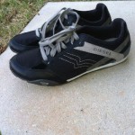 New Mens Diesel Black Grey Sneaker Track Tennis Casual Shoes Fashion Shoes Sz 7.