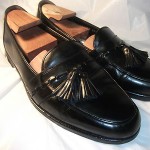 Men’s Cole Haan Bragano Black Tassel Loafers Size 11.5 M Made in Italy
