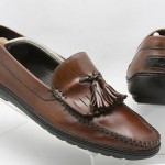 Cole Haan BRAGANO Italy brown leather tassel moccasins DRIVING LOAFERS 10.5 M