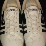 Diesel A-OK Leather Shoes Sneakers White USA Mens 13 Eur 47