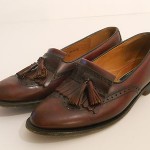 COLE HAAN Mens Brown Leather Tassle Loafers SHOES Size 9 D