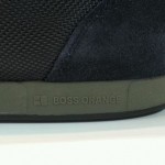 Boss Orange Hugo Boss MensSilvans LeatherSuede sneakers navy blue(50235181-401)