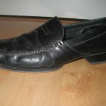 COLE HAAN slip on casual penny loafers black sz 10.5M all leather comfort sole