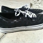 Vans authentic era checkerboard sneakers size 13 NWT black on black spicoli OTW