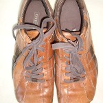DIESEL MENS BROWN LEATHER OXFORD SHOES SIZE 10