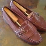 “VINTAGE” BEAUTIFUL & CLASSY “RUST” COLE HAAN BUCKLE FRINGE LOAFER SZ10(M) WOW