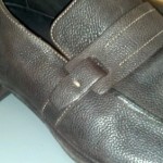 Men’s Hugo Boss Brown Leather Loafers Shoes Italy Size 9 UK 10 US. Vibram Soles
