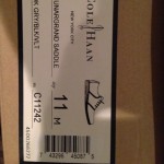 New Cole Haan LUNARGRAND Saddle WING TIP Shoes size 11 Dark Gray / Black