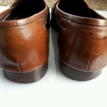 Men’s Cole Haan Bragano Brown Woven Leather Slip On Loafers ITALY Size 11M