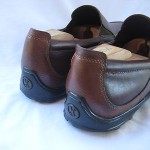 COLE HAAN BROWN LEATHER SLIP ON LOAFERS SIZE 10.5 MEDIUM