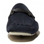 $245 HUGO BOSS Blue Drivers Loafers Shoes 9.5 42.5 Mens Casual Moccasins 10 43
