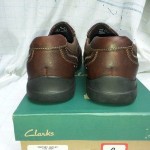 Clarks Apostle Mens  Oily Brown Leather Loafers Shoes New Size 8 M