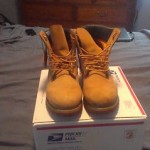 OG Timberland Boots Tan Size 8.5