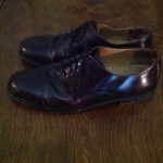 COLE HAAN Dark Brown Leather Casual Dress Shoe Oxford, Mens sz 12D