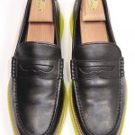 Cole Haan ‘LunarGrand’ Penny Loafer Black/Volt size 9.5