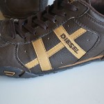 Men’s Diesel ‘Avy’ Dark Brown Leather Fashion Sneakers, size 9 M