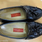 Cole Haan City Mens Black Leather Tassel Loafers Shoes 8.5 E