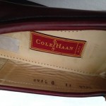 COLE HAAN mens Size 11 brown leather penny loafers slip on casual shoes