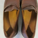 Mens COLE HAAN Casual Dress Brown Loafers Shoes 15M 15 M Slip On Cognac Chestnut