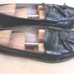 Used Cole Haan 03506 Black Leather Pinch Tassel Loafers Shoes Men’s Size 13D