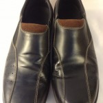 11.5 COLE HAAN VIBRAM Comfort Loafers Black with Brown Suede