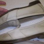MENS COLE HAAN PENNY LOAFERS BEIGE SLIP ON SHOES SIZE 10.5 D W/L DOUBLE DUSTBAG