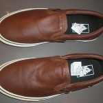 Vans Aged Leather Slip-On – Rare Brown