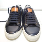 HUGO BOSS Selection Mens Shoes Fashion Navy Leather Sneakers  Eur 43, US 10