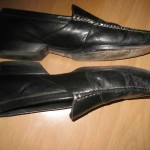 COLE HAAN slip on casual penny loafers black sz 10.5M all leather comfort sole