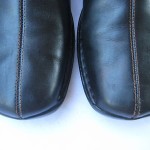 COLE HAAN BLACK LEATHER SLIP ON LOAFERS SIZE 9 MEDIUM