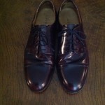 COLE HAAN Dark Brown Leather Casual Dress Shoe Oxford, Mens sz 12D