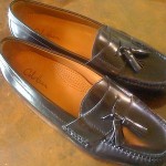 “VINTAGE” BEAUTIFUL BOLD & “BLACK” COLE HAAN”PINCH TASSEL”LOAFER SZ11(D) AWESOME