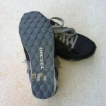 New Mens Diesel Black Grey Sneaker Track Tennis Casual Shoes Fashion Shoes Sz 7.