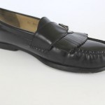 COLE HAAN CITY Men’s Black LEATHER Slip on LOAFERS w/ Buckle Size 10.5 D