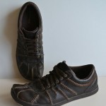 Men’s Diesel ‘Clemente’ Chocolate Brown Leather Fashion Sneakers, size 9 M