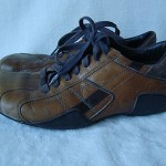 DIESEL MENS BROWN LEATHER OXFORD SHOES SIZE 10