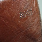 Mens Hugo Boss Brown Leather Zipper Ankle Boots 10.5 D Shearling Lined UK9.5