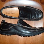 GREAT MEN’S COLE HAAN BLACK LEATHER DRIVING MOCCASINS SHOES LOAFERS  – SIZE 12M