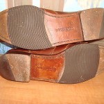 COLE HAAN ~ MENS BROWN DISTRESSED LEATHER LOAFERS W/BRAID TRIM  8M ~ LIKE NU!