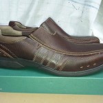 Clarks Apostle Mens  Oily Brown Leather Loafers Shoes New Size 8 M