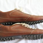 Cole Haan Mens Nike Air Brown Casual Drivers Oxfords Driving Shoes size 12M