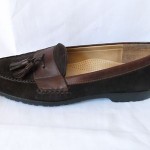 cole haan pinch tassel suede leather loafers men 10 M driving shoes